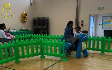 Hansel CE certificate electric kids walking motorized plush riding animals in mall proveedor