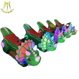 Hansel  amusement park rides kids -adults ride on dinosaur motor ride for sales proveedor