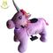 Hansel latest moving unicorn electricride  coin operated electric motorized plush riding animals proveedor